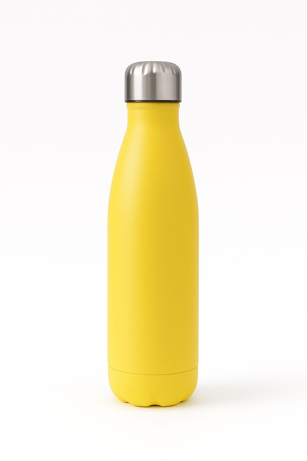 500ml Stainless Steel Water Bottle Yellow Gym School Leakproof Fast