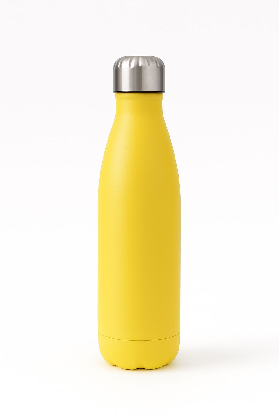 500ml Stainless Steel Water Bottle Yellow Gym School Leakproof Fast